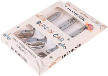 DOMENIK DMC196 Набор столовых приборов FUNNY BUNNY 3 предметов Набор столовых приборов