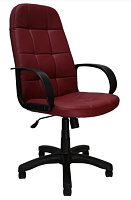 ЯРКРЕСЛА Кр45 ТГ ПЛАСТ ЭКО8 (экокожа бордо) Кресло компьютерное