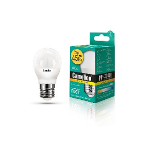 CAMELION (12028) LED5-G45/830/E27/3000K Лампа