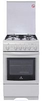 DE LUXE 506040.00ГЭ (920201) бел Плита газовая