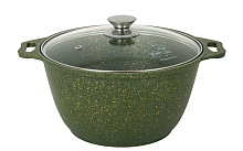 KUKMARA к41tsml а/пр литая 4,0л стекл/кр Trendy style malachite Кастрюля KUKMARA к41tsml а/пр литая 4,0л стекл/кр Trendy style malachite