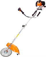 MAXPILER Триммер бензиновый MGT-43C (1,7 л.с, 43 см³, 2-т, 40-зуб диск, ремень, разъемная штанга) Бензотриммер MAXPILER Триммер бензиновый MGT-43C (1,