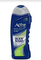 ACTIVE Гель для душа мужской, с витамином B5 Спорт 3D NATURAL, 400 мл (512302022) Гель для душа ACTIVE Гель для душа мужской, с витамином B5 Спорт 3D 