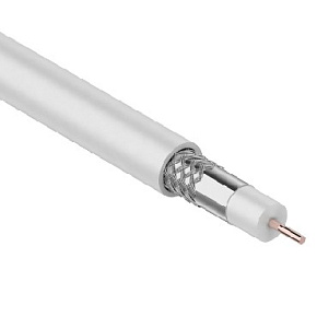 PROCONNECT (01-2621) RG-59U, 75 ОМ, CCS/AL/AL, 48%, бухта 100 м - белый Кабель коаксиальный