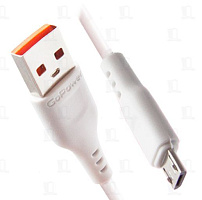 GOPOWER (00-00018563) GP01M USB (m)-microUSB (m) 1.0м 2.4A белый Дата-кабель GOPOWER (00-00018563) GP01M USB (m)-microUSB (m) 1.0м 2.4A белый