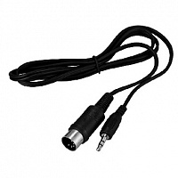 REXANT (17-2502-4) DIN 5PIN PLUG-3,5мм STEREO PLUG 1.2м Аудио-видео шнур