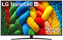 LG 55NANO81A6A.ARUG SMART TV WebOS 4K Ultra HD безрамочный 55" Телевизор NANO LED LG 55NANO81A6A.ARUG