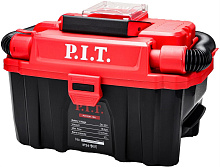 P.I.T. Пылесос аккум. Бесщёточный PVC20H-10A SOLO (20В, 10л, 1 м³/мин, 3в1: сух/влаж уборка, выдув)