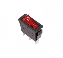 REXANT (36-2210) выключатель клавишный (RWB-404, SC-791, IRS-101-1C) красный (100) Выключатель-кнопка