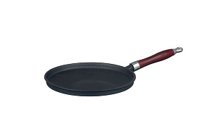 MALLONY Сковорода блинная чугунная PCIF-24, диам — 24 см, в конверте, промасл. Покрытие (985029) Сковорода MALLONY Сковорода блинная чугунная PCIF-24,