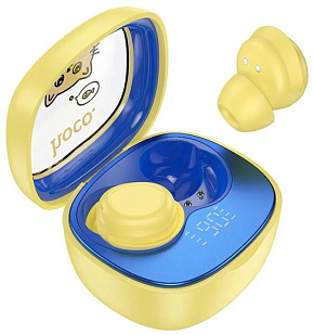 HOCO (6942007645959) EW111 Friendly , Yellow Наушники
