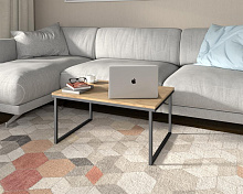 БИТЕЛ Стол Ланс МИНИ Дуб крафт золотой/черный (1 уп.) Стол журнальный БИТЕЛ Стол Ланс МИНИ