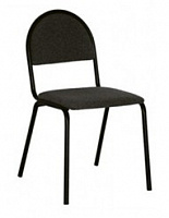 OLSS стул СМ-7 ткань черная В-14 рама окрашенная черной порошковой краской Стул посетителя