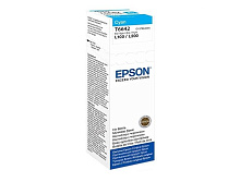 EPSON T6642 голубой для L100 (C13T66424A) чернила для принтера