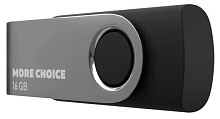 MORE CHOICE (4610196407550) MF16-4 USB 16Gb 2.0 Black Флэш-накопитель