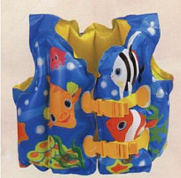 INTEX Жилет для плавания 41x30 см. Веселые рыбки . Возраст: 3-5 лет Арт. 59661NP Жилет для плавания