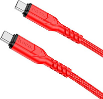 HOCO (6931474794154) X59 USB 3.0A 60W для Type-C Type-C Red 1 м Кабель