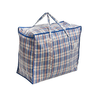 РЫЖИЙ КОТ Сумка на молнии "Клетка", 60*50*30 см, полипропилен (008579) Сумка на молнии