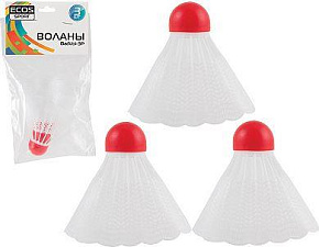 ECOS Воланы (набор из 3 шт) BadVol-3P 323115 Воланы