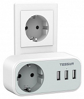 TESSAN TS-329 серый Сетевой фильтр