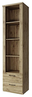 АНРЭКС DOORSET Шкаф открытый 2S4N. Цвет ДУБ НАВАРРА (2 уп.) Модульная мебель