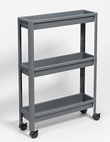 VIOLET VIKEA 3-х ярусная узкая (серый) 782318 Этажерка