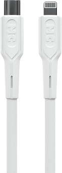 MORE CHOICE (4620202553232) K63ia USB 3.0A PD 27W для Lightning ng 8-pin Type-C - 1м , белый Кабель