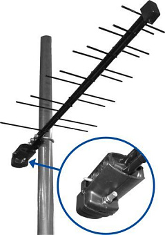 Дельта Н111А.02F 12V б/к (активная, DVB-T2, 27,5 дБ, ,Без Б/П ,пакет) Антенна телевизионная наружная