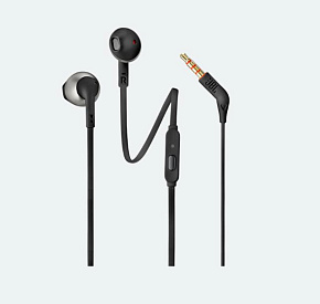 JBL TUNE 205 BLACK (JBLT205BLK) [ПИ] Наушники вкладыши проводные