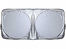 NOVA BRIGHT металлизированная, под лобовое стекло (серебро), 130х60см 46480 Шторки солнцезащитные