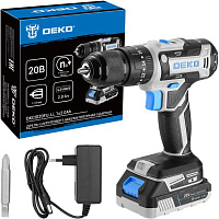 DEKO DKCID20FU-Li, 20В, 1x2.0Ач 083-1119 Дрель-шуруповерт