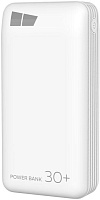 MORE CHOICE (4627151193649) PB52-30 White - 30000mAh 2USB Power bank