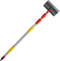 CLIM ART CA-SB-07 телескопическая с краном, щеткой 25см, мягкой щетиной 115-250см (CLA00177) Щетка