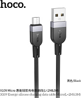 HOCO (6942007636353) X109m 3м USB 2.4A USB- micro USB , 3м Кабель HOCO (6942007636353) X109m 3м USB 2.4A USB- micro USB , 3м