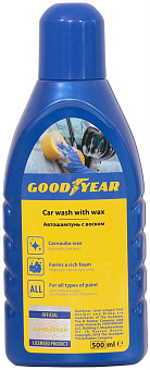 GOODYEAR GY000801 с воском, пластиковая бутылка 500мл Автошампунь