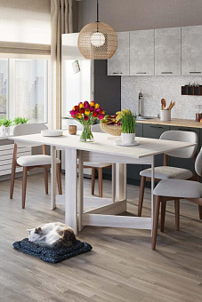 МЕБЕЛЬ-КОМПЛЕКС ЛАЙТ Стол-тумба Шимо светлый (1 кор.) Модульная мебель