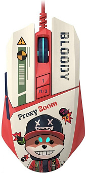 A4TECH Мышь Bloody W63 Max Proxy Boom рисунок оптическая 12000dpi USB