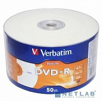 VERBATIM Диск 4.7Gb 16x bulk (50шт) Printable (43793)