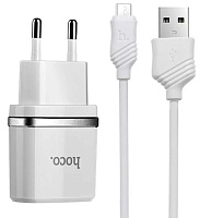 HOCO (6957531047742) C11 1USB 1A MICRO USB 1м белый СЗУ
