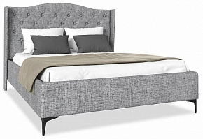 НК-МЕБЕЛЬ TANGO кровать 1600х2000 Рогожка Серая 72306795 (2 кор.) Кровать интерьерная