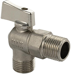 МАК 099 универсальный угловой под ключ 1/2"х1/2" Кран шаровый