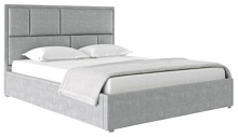 НК-МЕБЕЛЬ MADISON new кровать 1600х2000 Велюр Светло-серый 72307367 (2 кор.) Кровать интерьерная