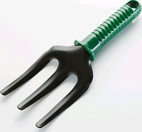 DELTA ИР-3003 Вилка садовая "Зеленый луг" (сталь+пластик) Вилка садовая