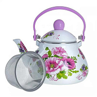 METALLONI EM-131X1/14 Чайник эмалированный 1,3л Чайник эмалированный METALLONI EM-131X1/14 Чайник эмалированный 1,3л