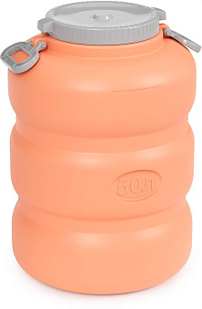 АЛЬТЕРНАТИВА М7600 Байкал 50л (оранжево-серый) Канистра-бочка