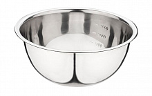 MALLONY Миска Bowl-Roll-28, объем 4300 мл, из нерж стали, зеркальная полировка, диа 28 см (003279) Миска