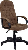 ЯРКРЕСЛА Кр61 ТГ ПЛАСТ SR28 (ткань коричневая) КомпьютерноеОфисное кресло