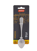 MALLONY Набор ложек чайных VENEZIA, 3 шт (007228) Столовые приборы