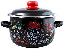 APPETITE 1RC181M Gazpacho эмал сфер 3,0л Кастрюля APPETITE 1RC181M Gazpacho эмал сфер 3,0л