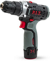 P.I.T. Дрель аккум. PBM12K-10A/2 X-DRIVER (12В, 22Нм, 10 мм, 2ск, 0-350/1350, 2х2,0Ач, ЗУ, кейс)